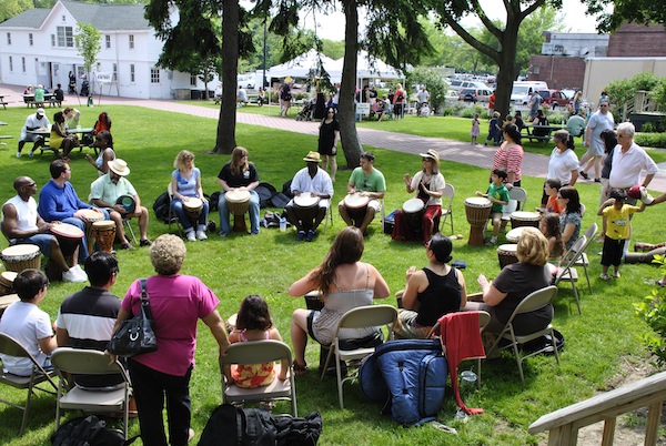 Riverhead Street Painting Drum Circle