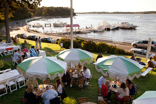The Pridwin on Shelter Island is famous for its Wednesday Night cookouts in the summertime.