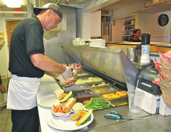 Photo by Barbaraellen Koch | Lobster Roll Northside kitchen manager and executive chef Peter Toole.