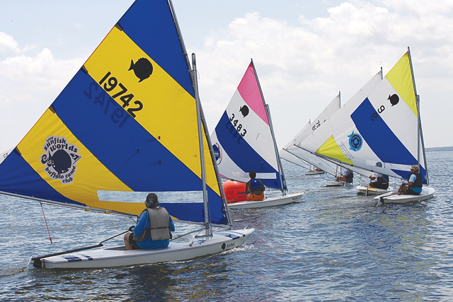 mattituck yacht club's sunfish derby