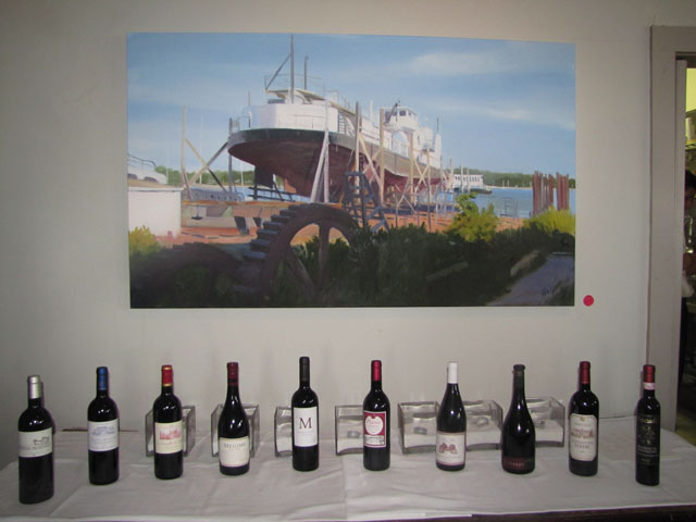 Painter Alan Bull's artwork will be on display at Scrimshaw in Greenport through August 3.