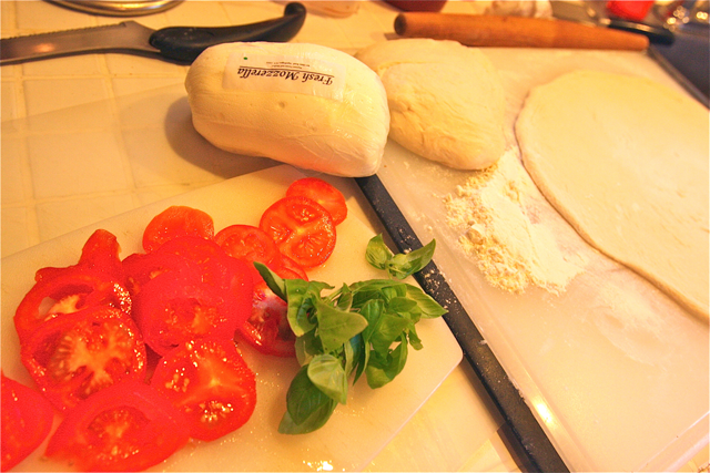 rustic farmstand pizza