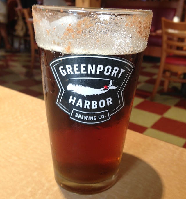leaf pile ale greenport harbor