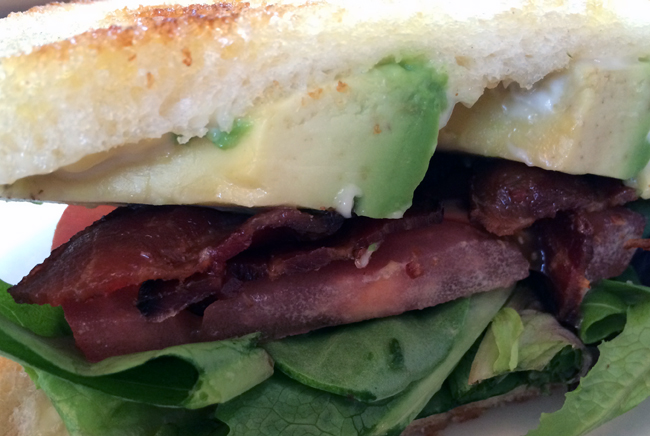 Bacon, Lettuce, Tomato and Avocado? Yeah, it's really good.