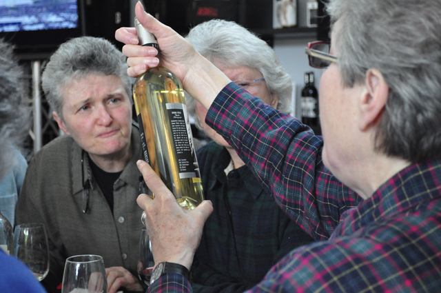 GIANNA VOLPE FILE PHOTO | Checking out the offerings during the inauguration party.