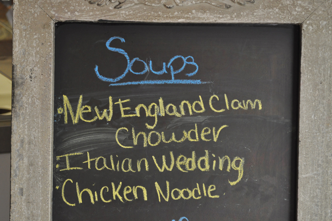 CYNDI MURRAY PHOTO | Soup's on point at the Country Corner Cafe.