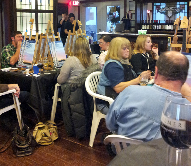 Palmer will host Paint & Sip events again in February and March.