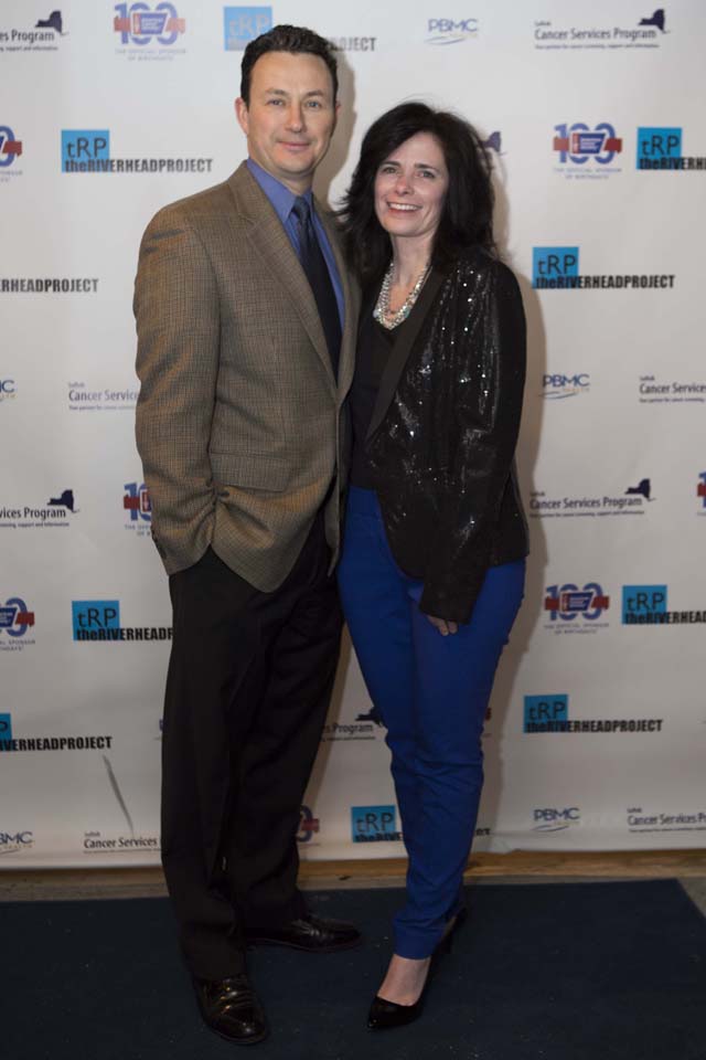 Maureen O'Connor, director of the Cancer Services Program at PBMC, with Stephen Joseph.