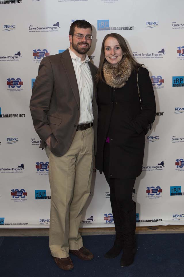 Samantha and Michael Vigliotta. Samantha works at PBMC's Foundation Office.