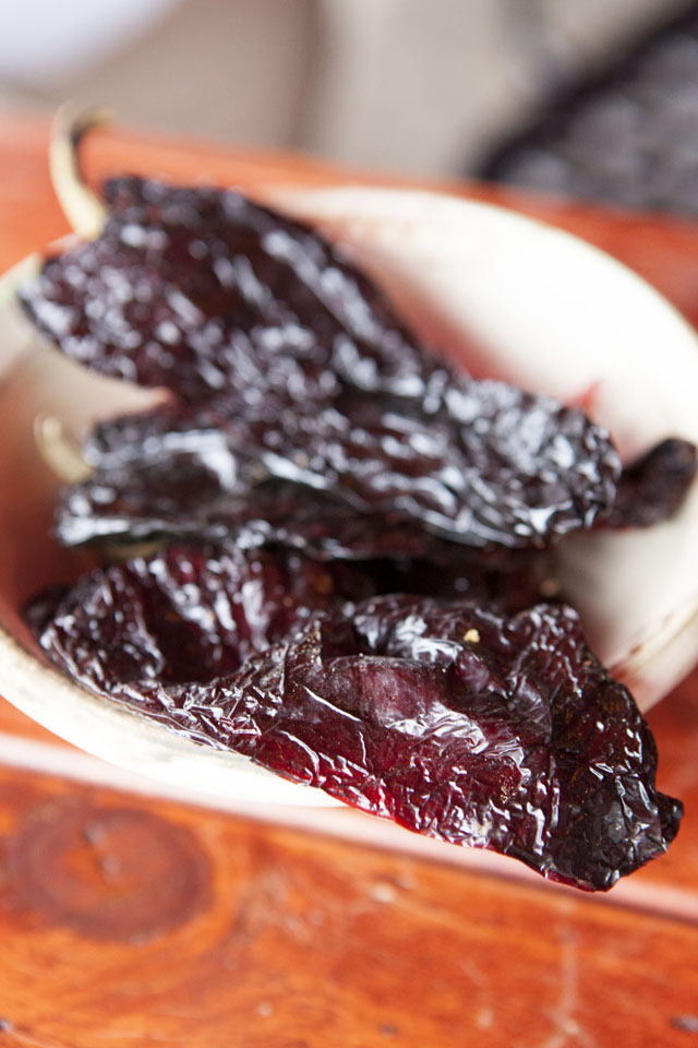 Heat source:  dried chilies.