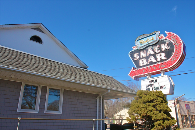 The restaurant is listed at 628 Main Road in Aquebogue. Call 631-722-3655 for more information.