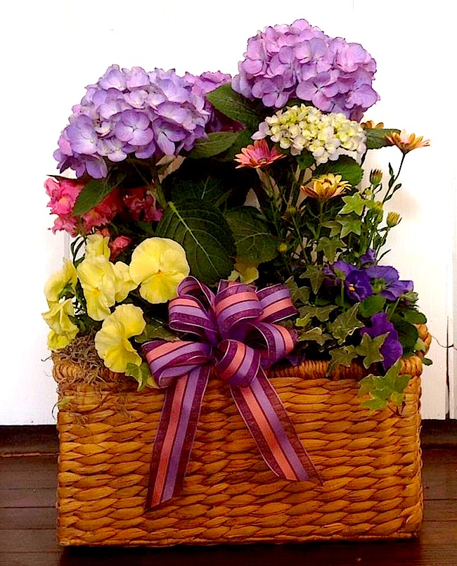 Assorted flower basket (Courtesy photo)