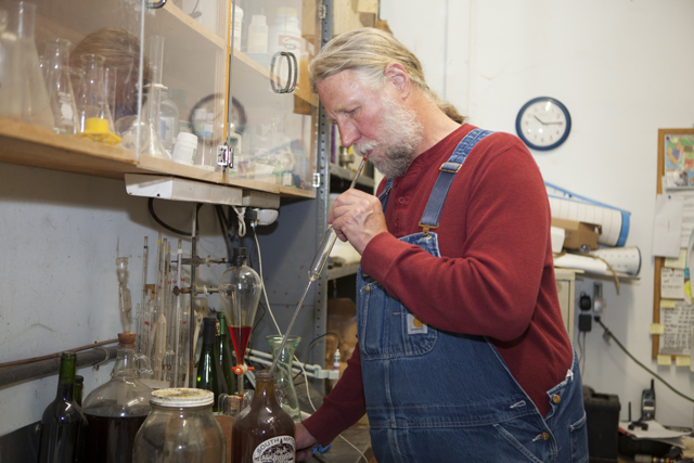 Eric Fry of The Lenz Winery. (Credit: Katharine Schroeder)