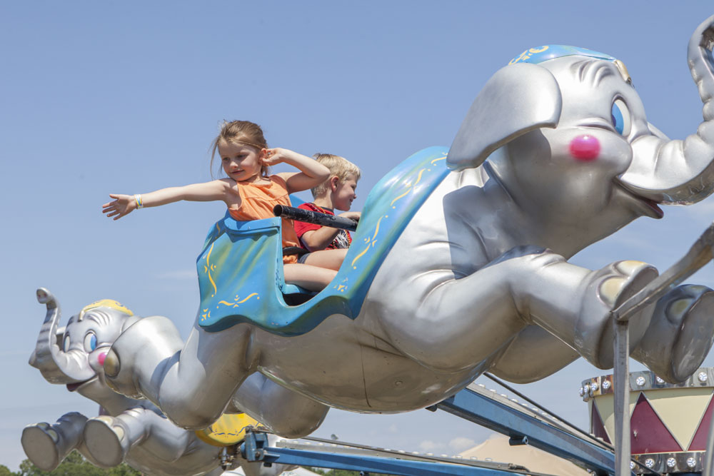 A popular ride with the kids. (Credit: Katharine Schroeder)