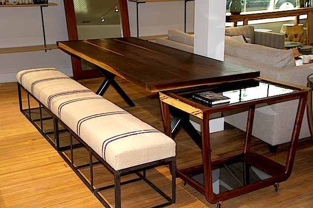 Wooden furniture is a great way of including natural elements in your decor.