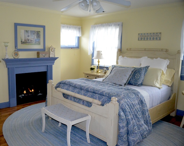The Hydrangea Room is one of three available at Blue Iris.