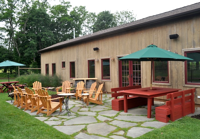 In additional to the patio area, guests are welcome to tour the B&Bs three historic barns.