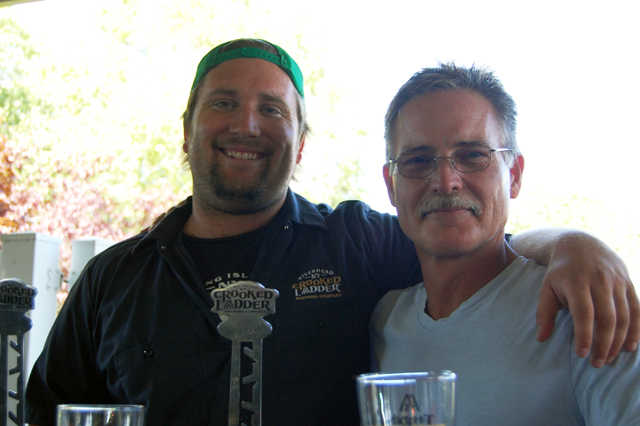 Stevie Czelatka and David Wirth of Crooked Ladder Brewing Co.