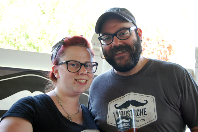 Lori and Matt Spitz of Moustache Brewing Co.
