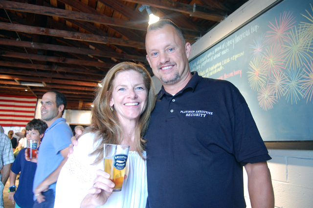 Beth Castronova of Garden City and Wayne Sailor of Mattituck. (Credit: Vera Chinese)