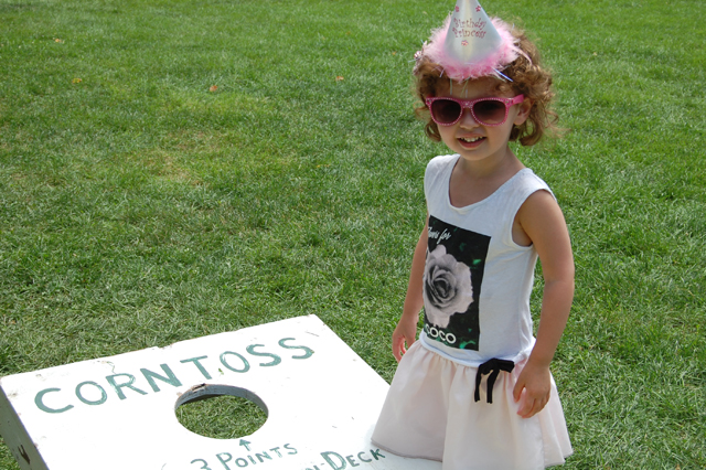 Alexa Newmann, 3, of Westbury.