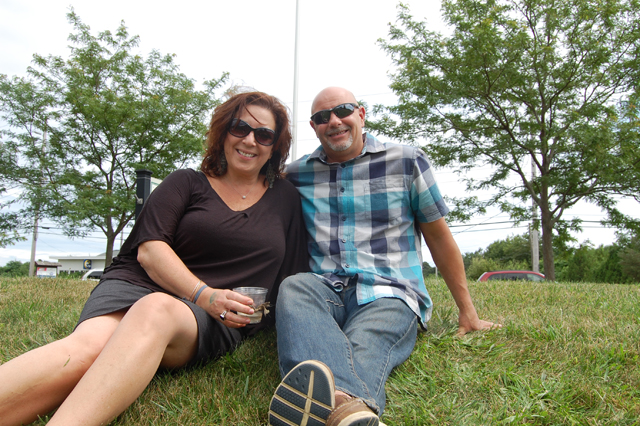 Cathy Hughes of Mattituck and Vinny Ormando of North Massapequa.
