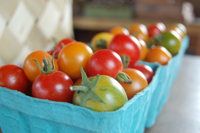 Cherry tomatoes from Long Season Farms. (Credit: Vera Chinese)