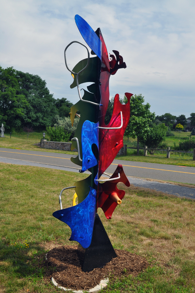 Rainbow Totem by Steven Zaluski (Credit: Claire Leaden)
