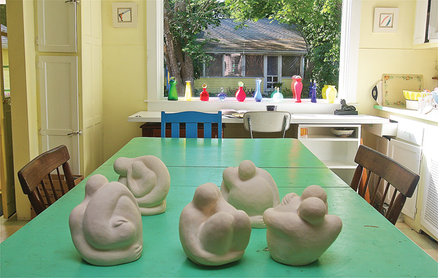 Ceramic sculptures frm the