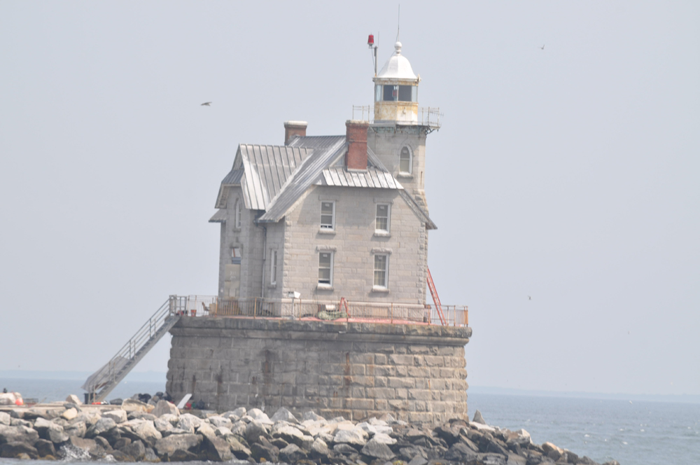 The ferry gave us a good view of Race Rock Lighthouse one of the more unique looking of the trip.