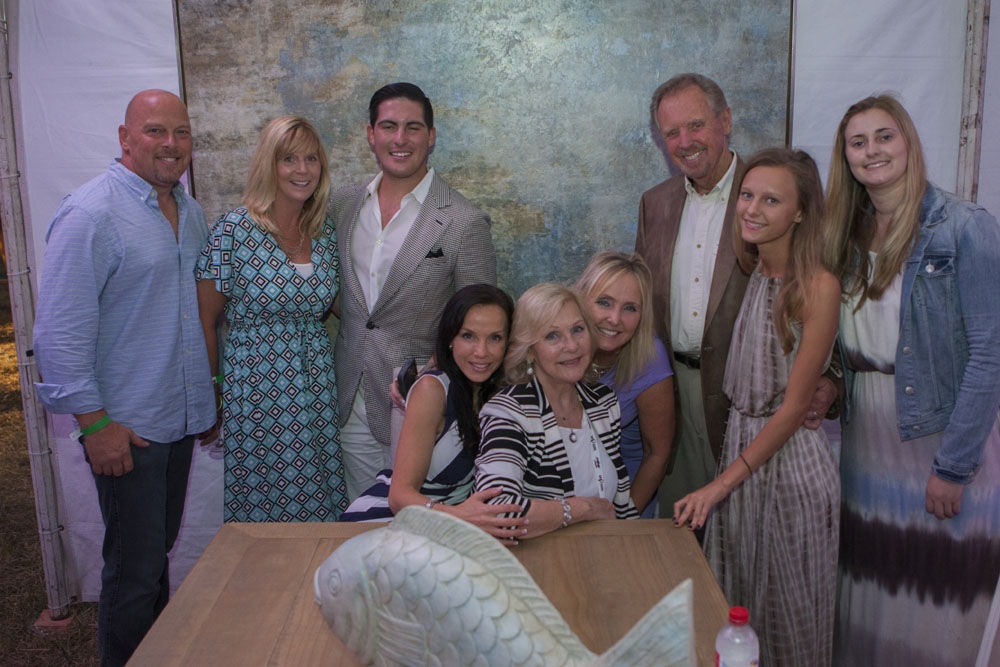 Donielle Cardinale, center, with family and friends. (Credit: Katharine Schroeder)