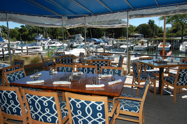 Outdoor dining at SALT.