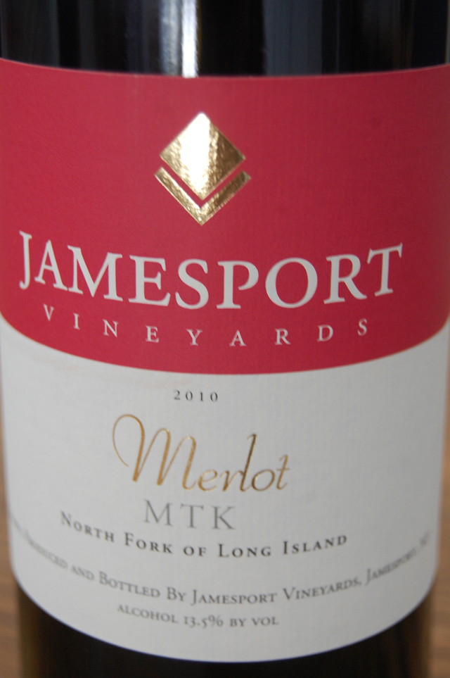 2010 Jamesport Vineyards Merlot.