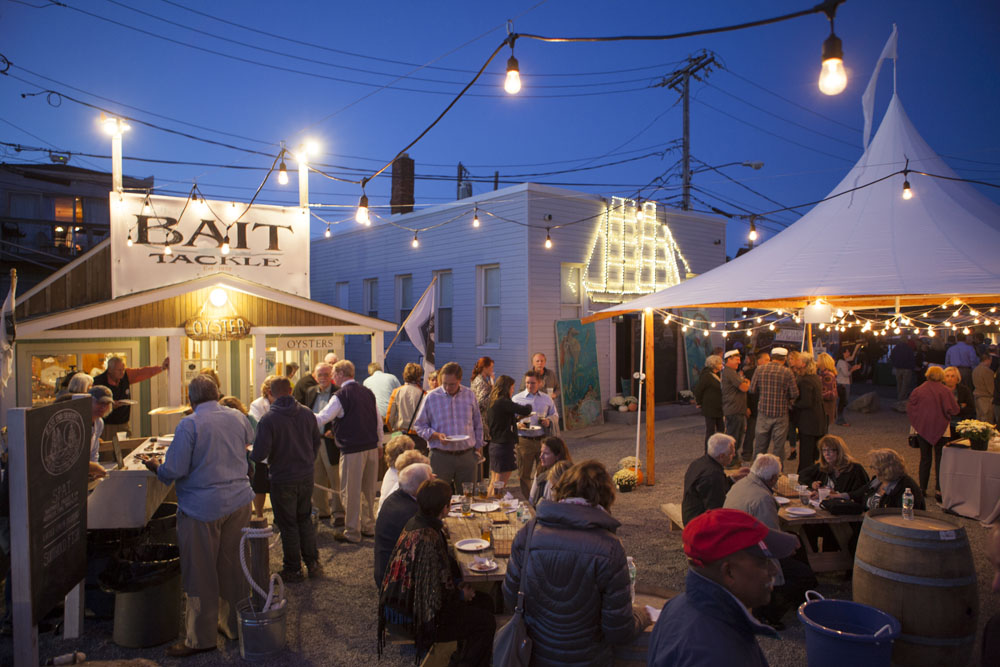 The outdoor party area. (Credit: Katharine Schroeder)