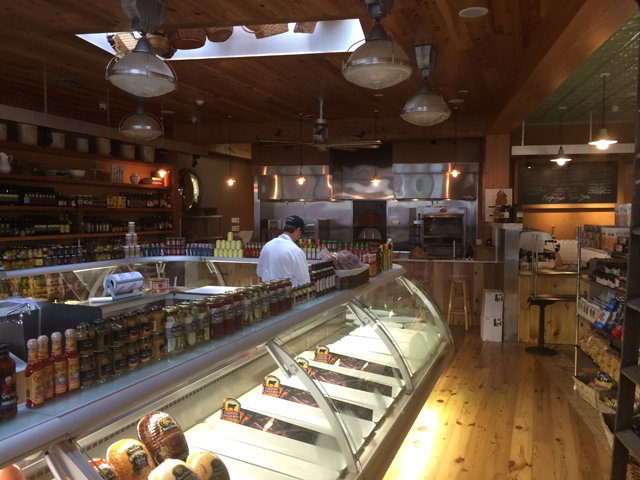 Inside Lombardi's Market at Love Lane.