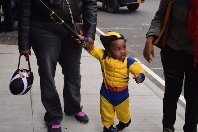 Kenzo Turner, 2, of Riverhead dressed as Wolverine. (Credit: Vera Chinese)