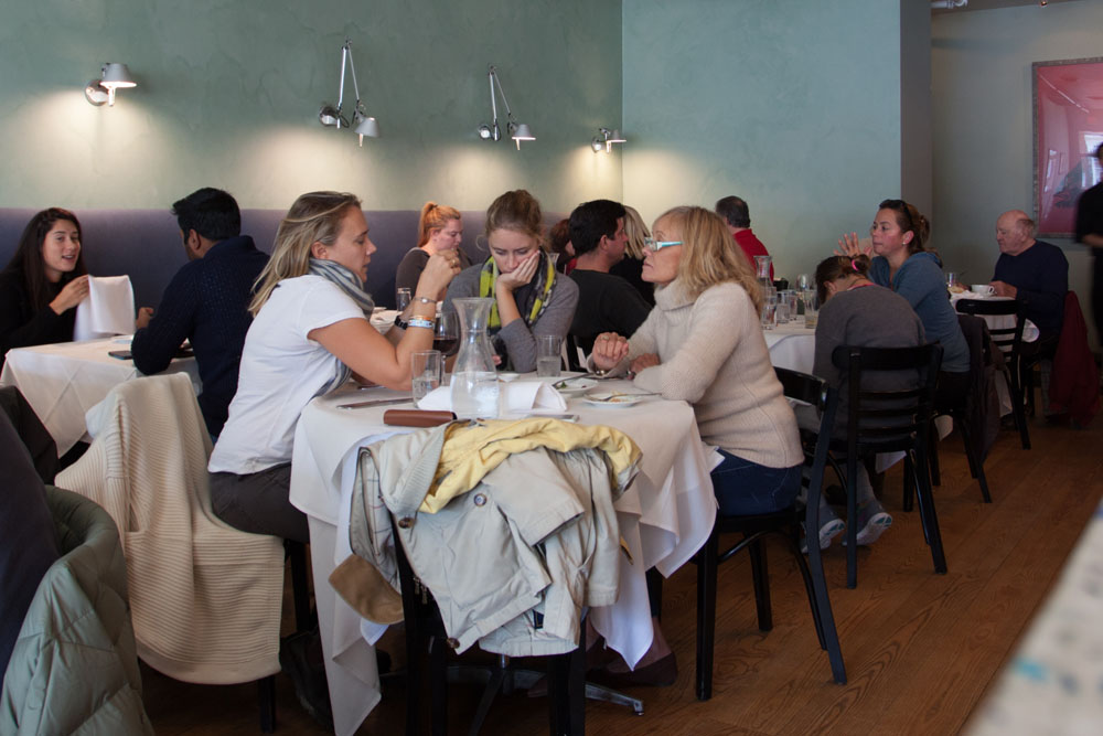 Diners at Noah's in Greenport.