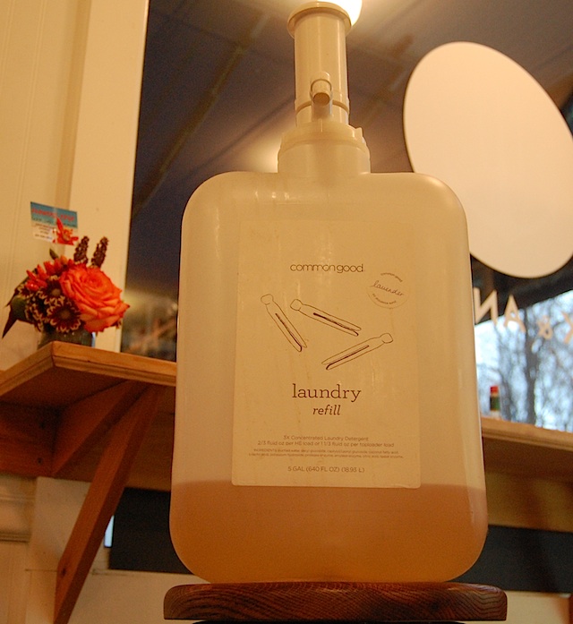Common Good laundry detergent is available by the ounce at Fork & Anchor. (Credit: Cyndi Murray)