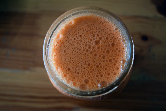 A mason jar of "Brain Shot." (Credit: Vera Chinese)