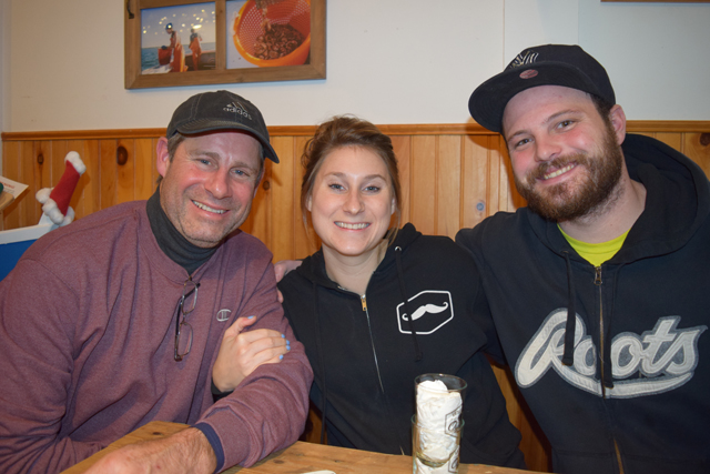 John Hannett of Riverhead, Jennifer Hannett of Bay Shore and Jesse Holez of Lynbrook.