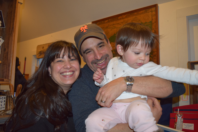 Brandi, Eric and Mia Seda of East Northport.