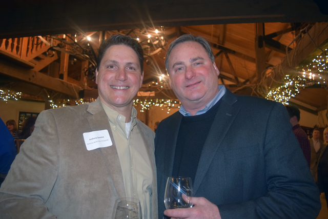 Anthony Sannino and LI Wine Council Steve Bate.
