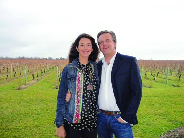 Joey and Marc Wölffer. (Credit: Courtesy of Wölffer Estate Vineyard)