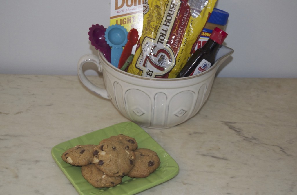 The final cookies and their ingredients
