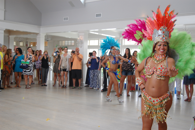 Dancers at Sparkling Pointe's annual Carnaval celebration. (Credit: Vera Chinese)