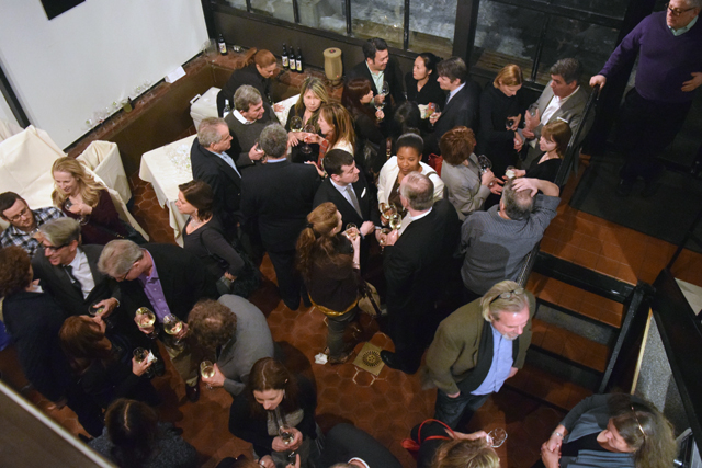 The crowd at the James Beard House.