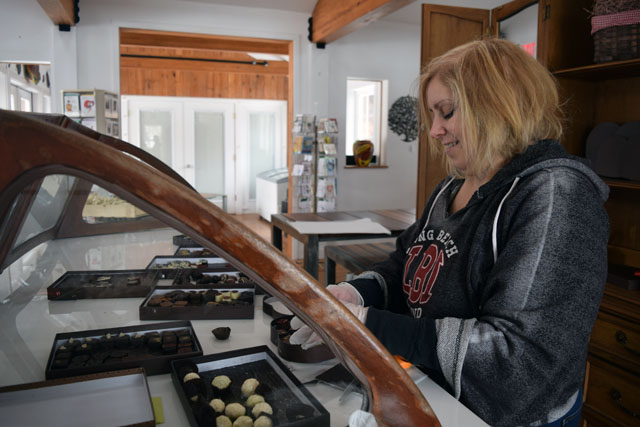 Ann Corley of North Fork Chocolate Company.
