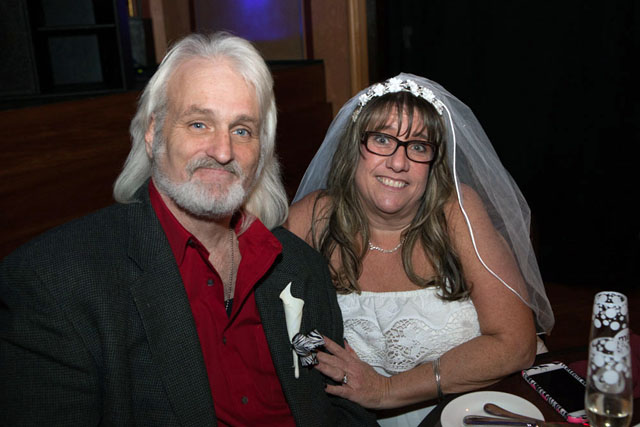  Sunny and Lisa Hale tied the knot at the Suffolk Theater and stayed to enjoy the music.