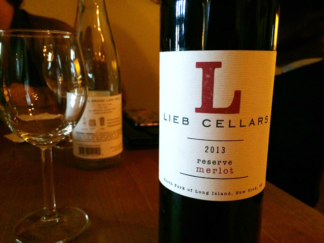 Lieb Cellars 2013 merlot. (Credit: Lenn Thompson)