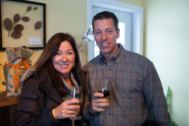 Karen and Michael Drury of Huntington.